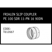 Marley Frialen Slip Coupler PE100 SDR 11-PN 16 90DN - T612667